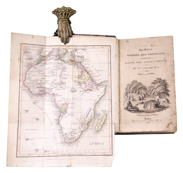 ADAMS, WILLIAM. “The Modern Voyager & Traveler, through Europe, Asia, Africa, & America, [...]” Londres, 1828.