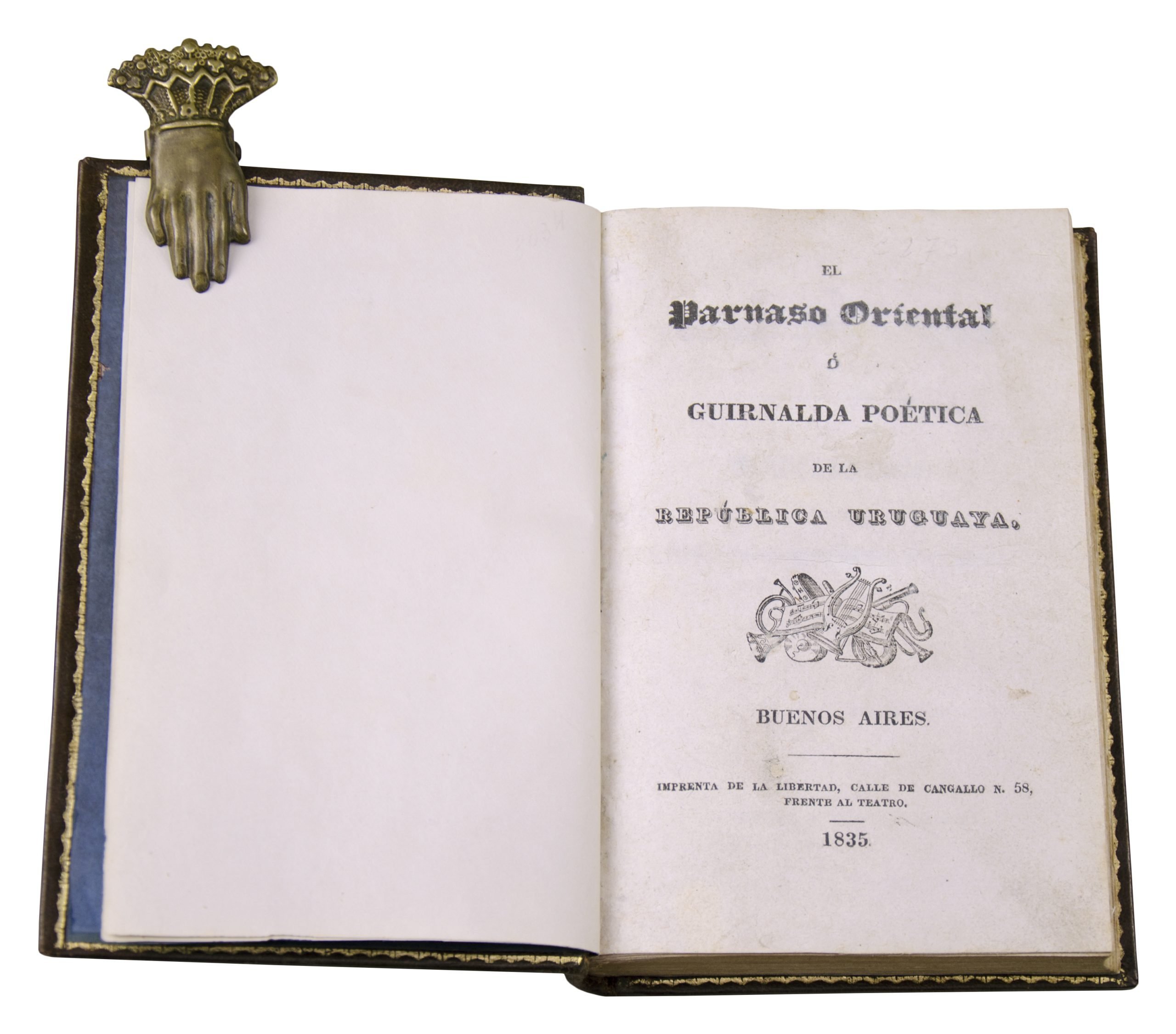 AAVV. “El Parnaso Oriental o Guirnalda Poética de la República Uruguaya”. Buenos Aires, 1835.