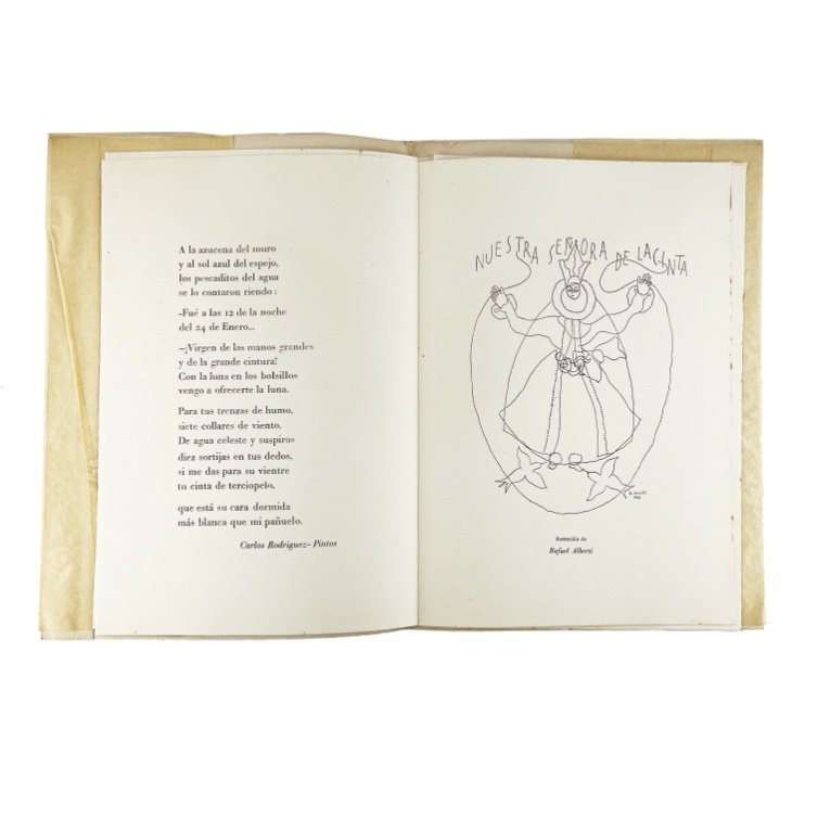 RODRÍGUEZ-PINTOS, CARLOS / ALBERTI, RAFAEL 
“Dos oraciones a la virgen”. París. 1931.