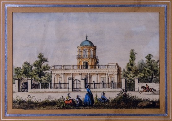 E. R. “Vista de una quinta rioplatense”. Río de la Plata, último cuarto del siglo XX.