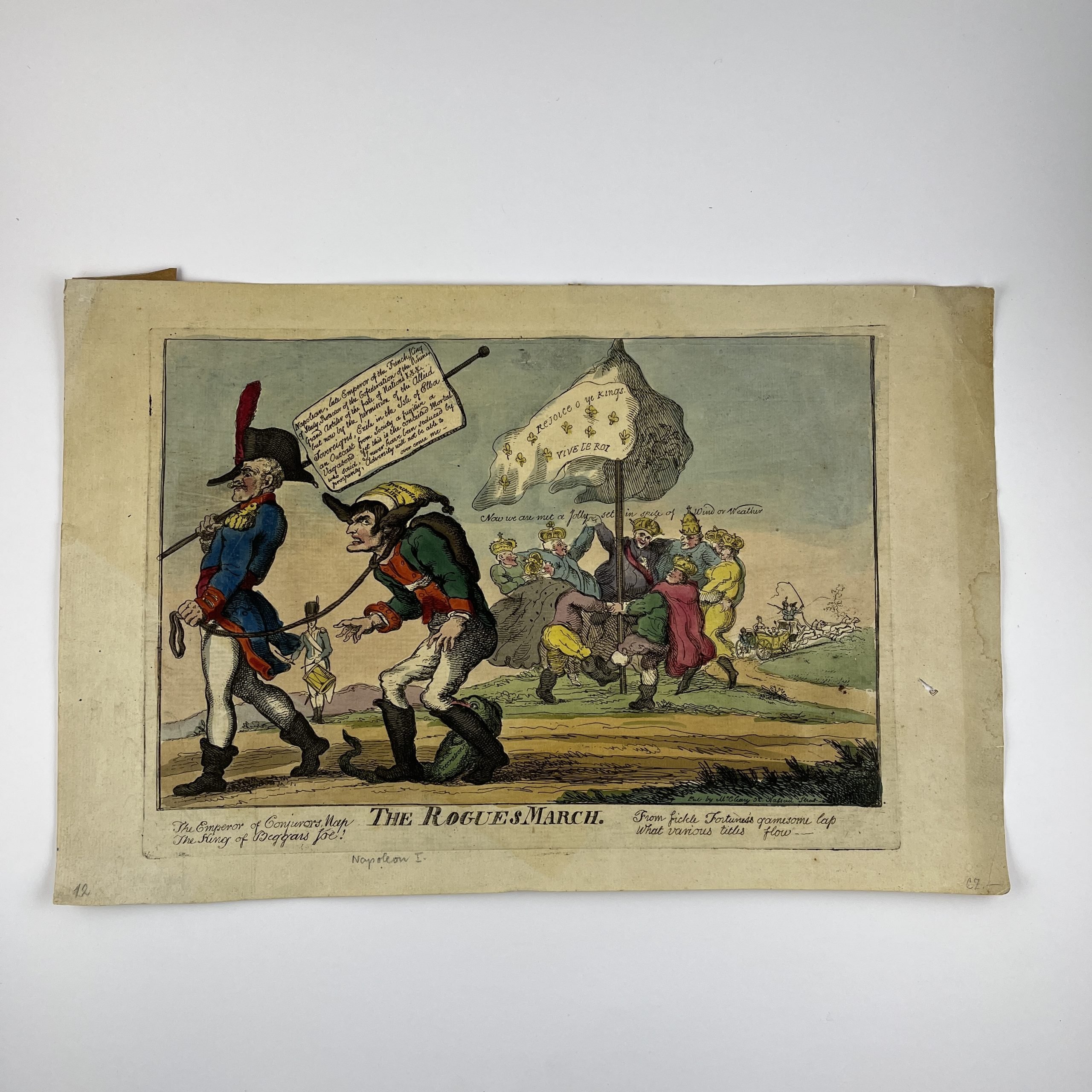 “The Rogues March”. Circa 1814.