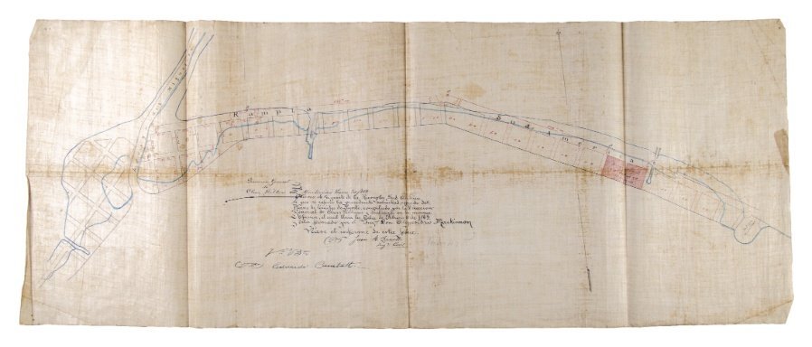 “Plano Rambla Sudamericana”. Montevideo, 1889.