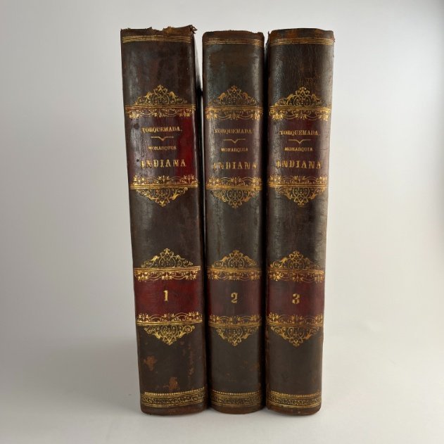 TORQUEMADA, JUAN DE. “Primera parte de los veinte i un libros rituales i Monarchia Indiana, con el origen y guerras de los indios occidentales, de sus poblaciones, descubrimiento, conquista, conversion y otras cosas maravillosas de la mesma tierra [...]” Madrid, 1723.
