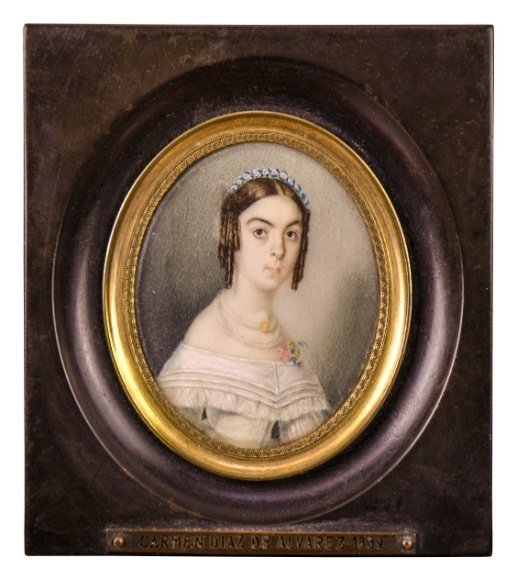 Miniatura. “Carmen Díaz de Álvarez”. 1839.