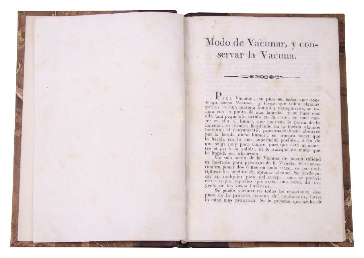 “Modo de Vacunar y Conservar la Vacuna". Montevideo, 1855.