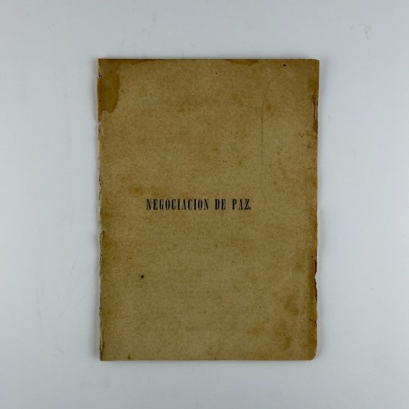 JUAN MANUEL DE ROSAS Y FRANCIA E INGLATERRA
“Negociación de Paz”.  1846.