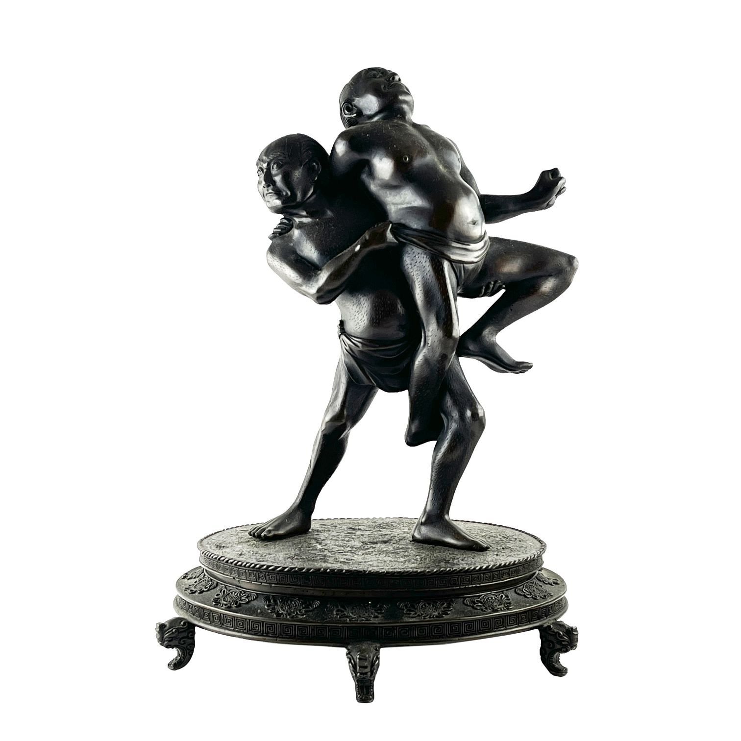 Escultura japonesa en bronce