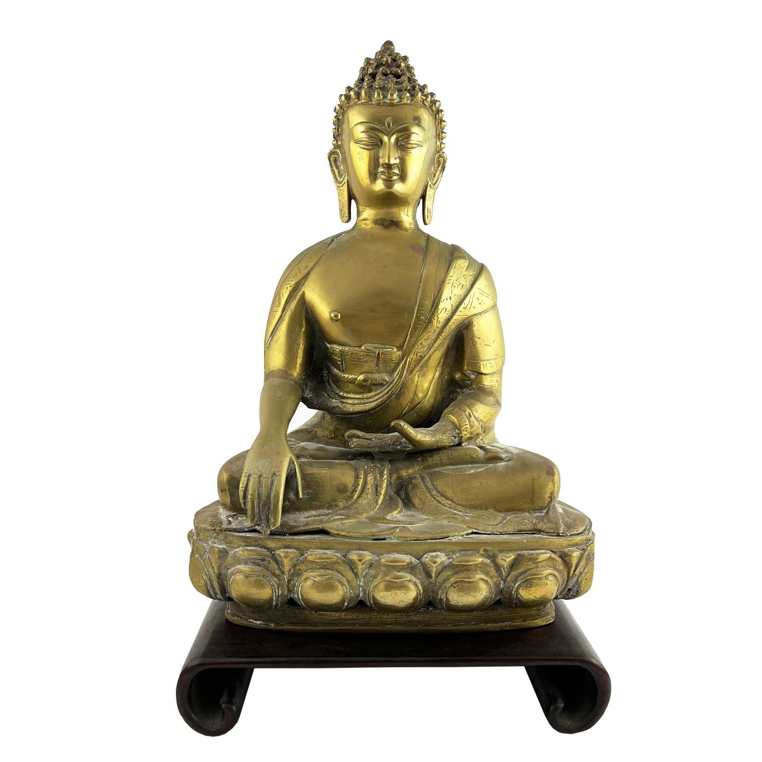 Escultura oriental en bronce