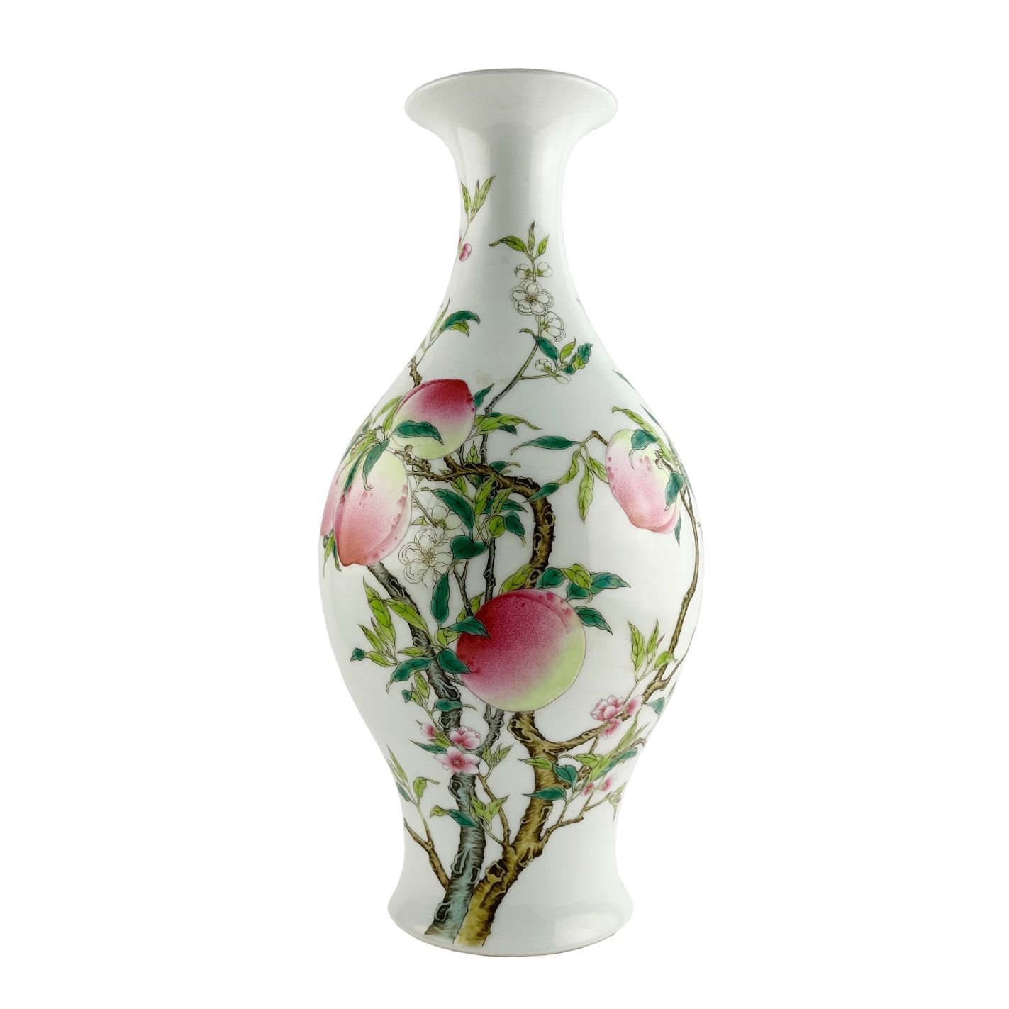 Jarrón chino en porcelana