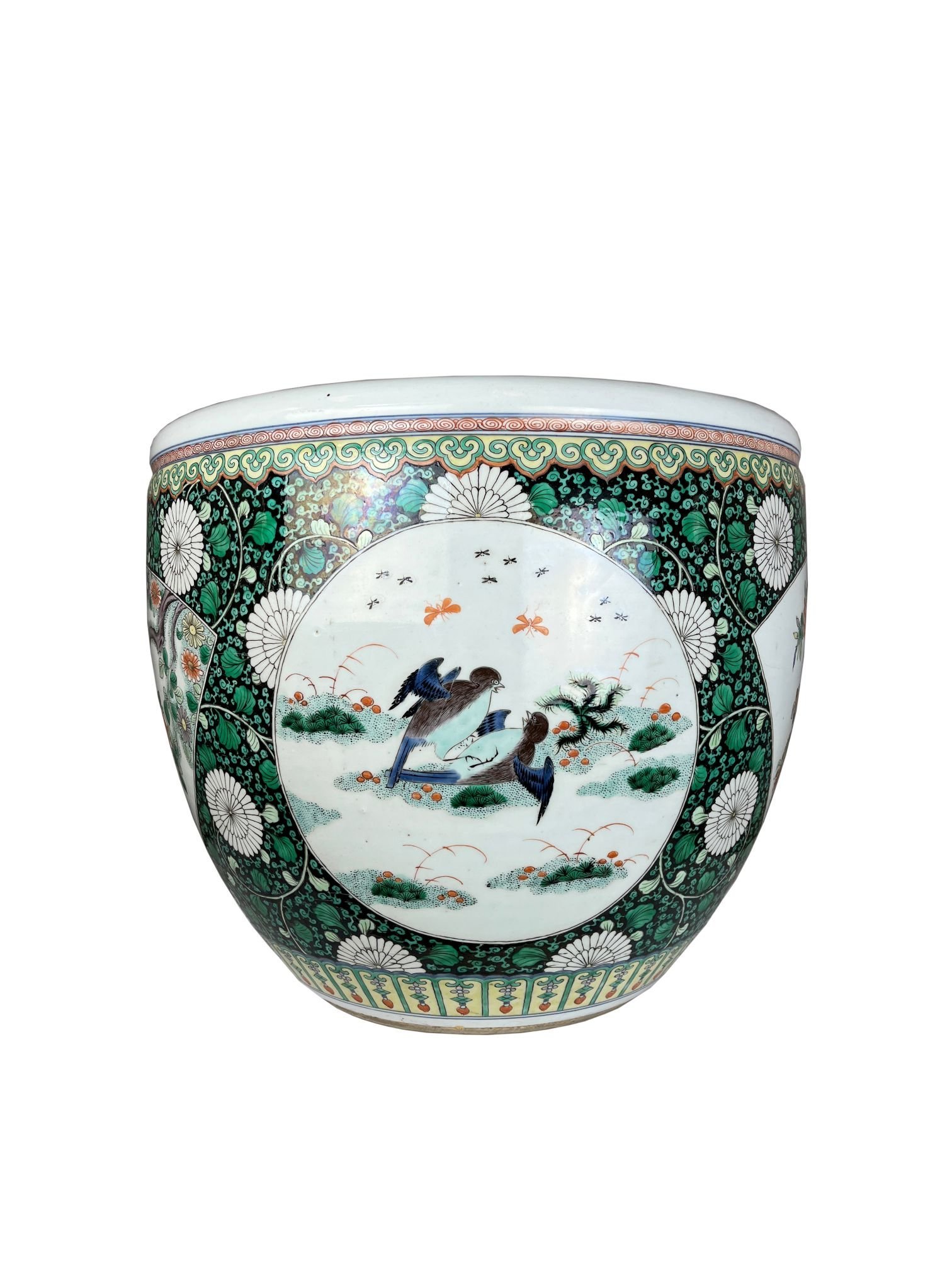 Macetero chino en porcelana