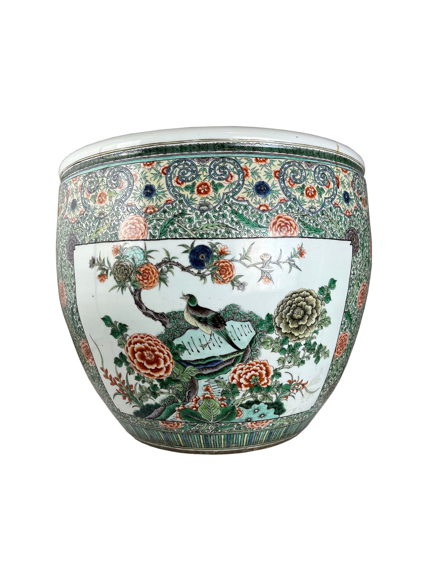 Macetero chino en porcelana