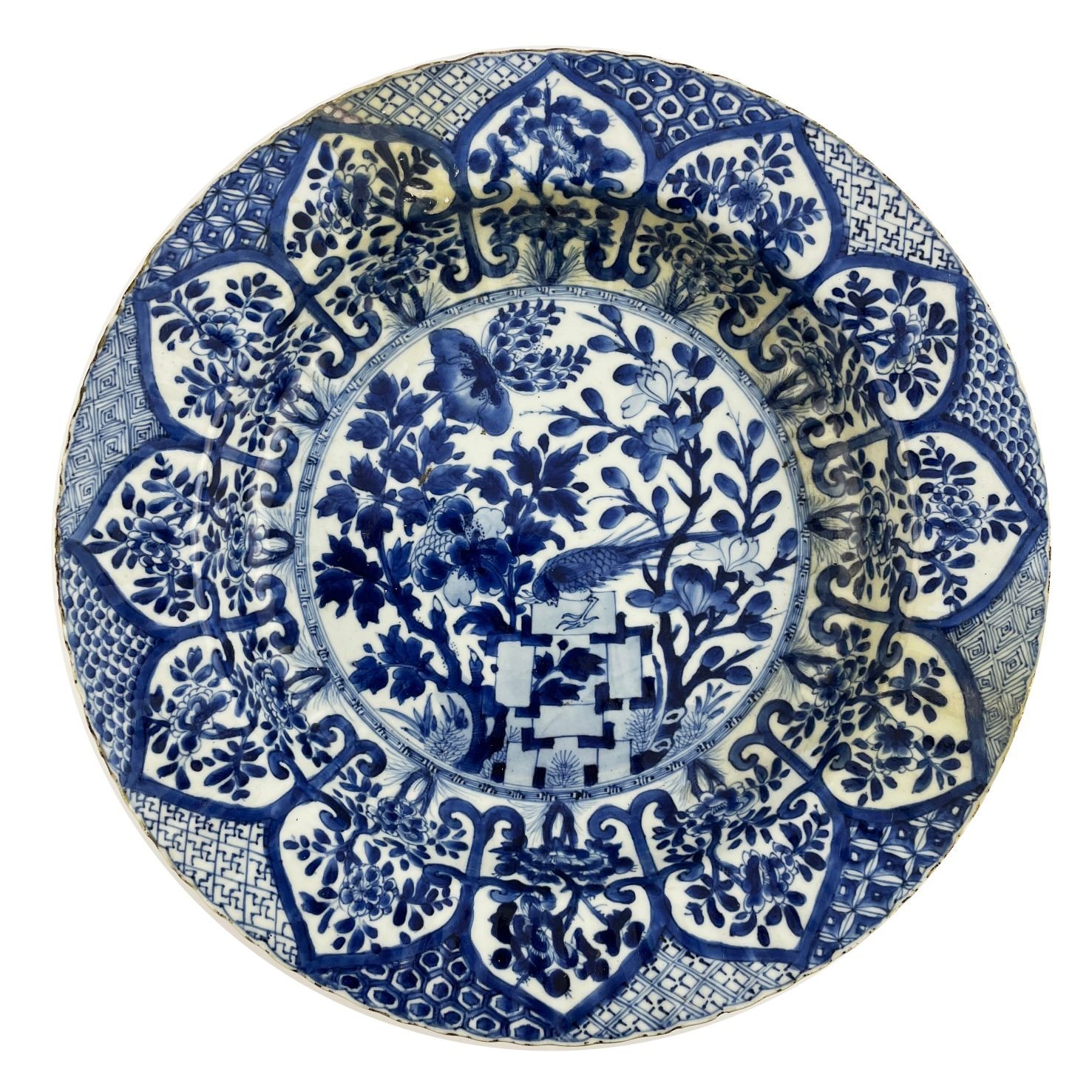 Plato chino en porcelana