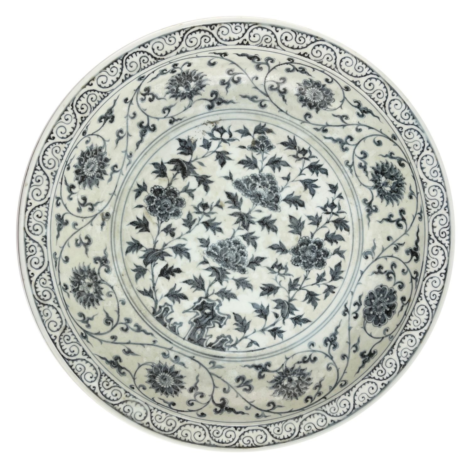 Plato chino en porcelana