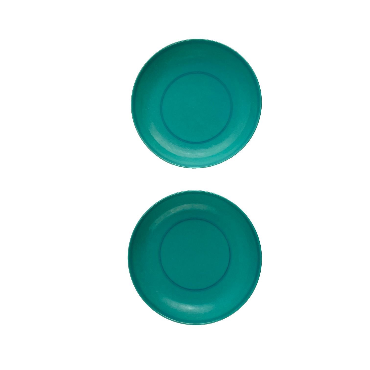 Par de platos en porcelana