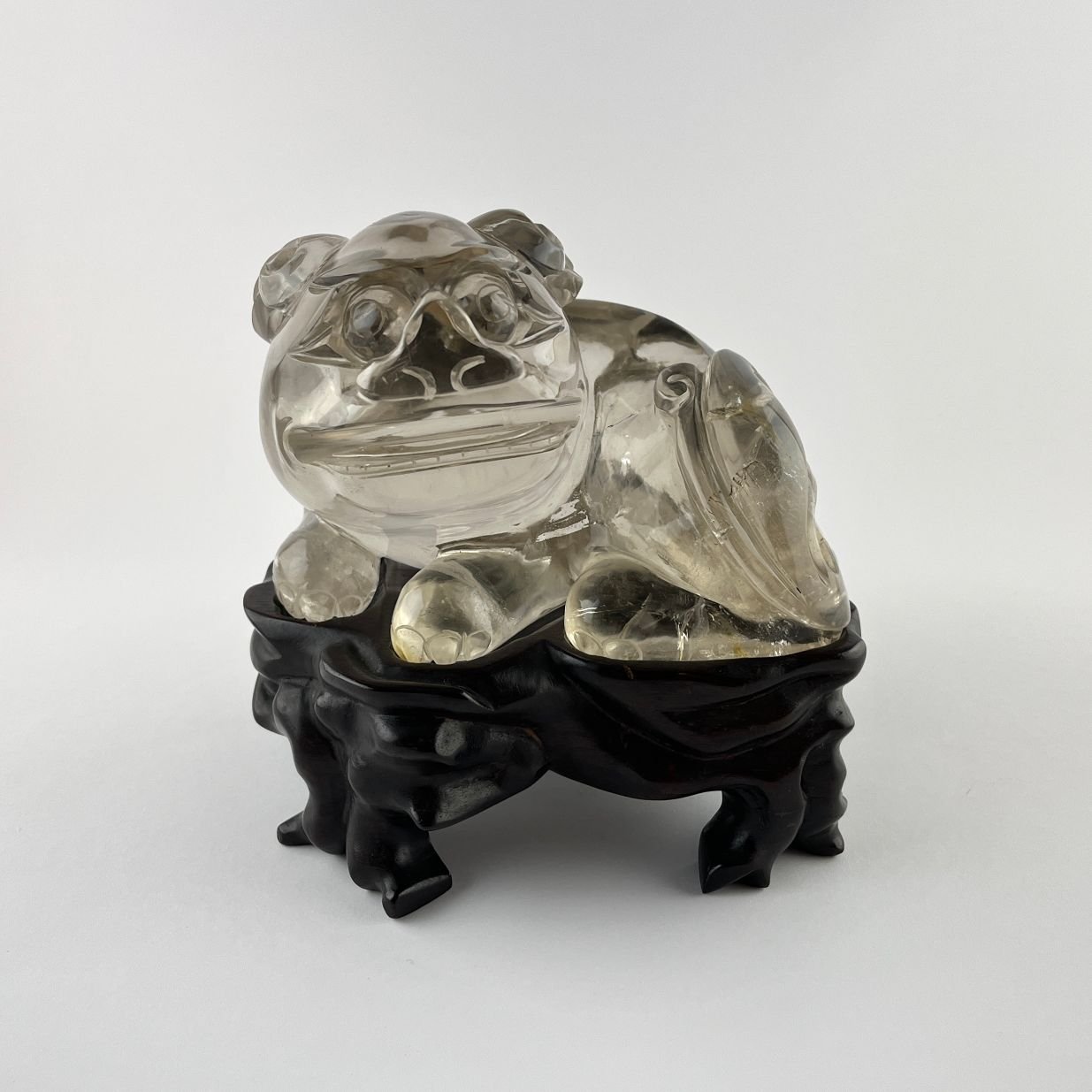 Escultura china en cristal de roca