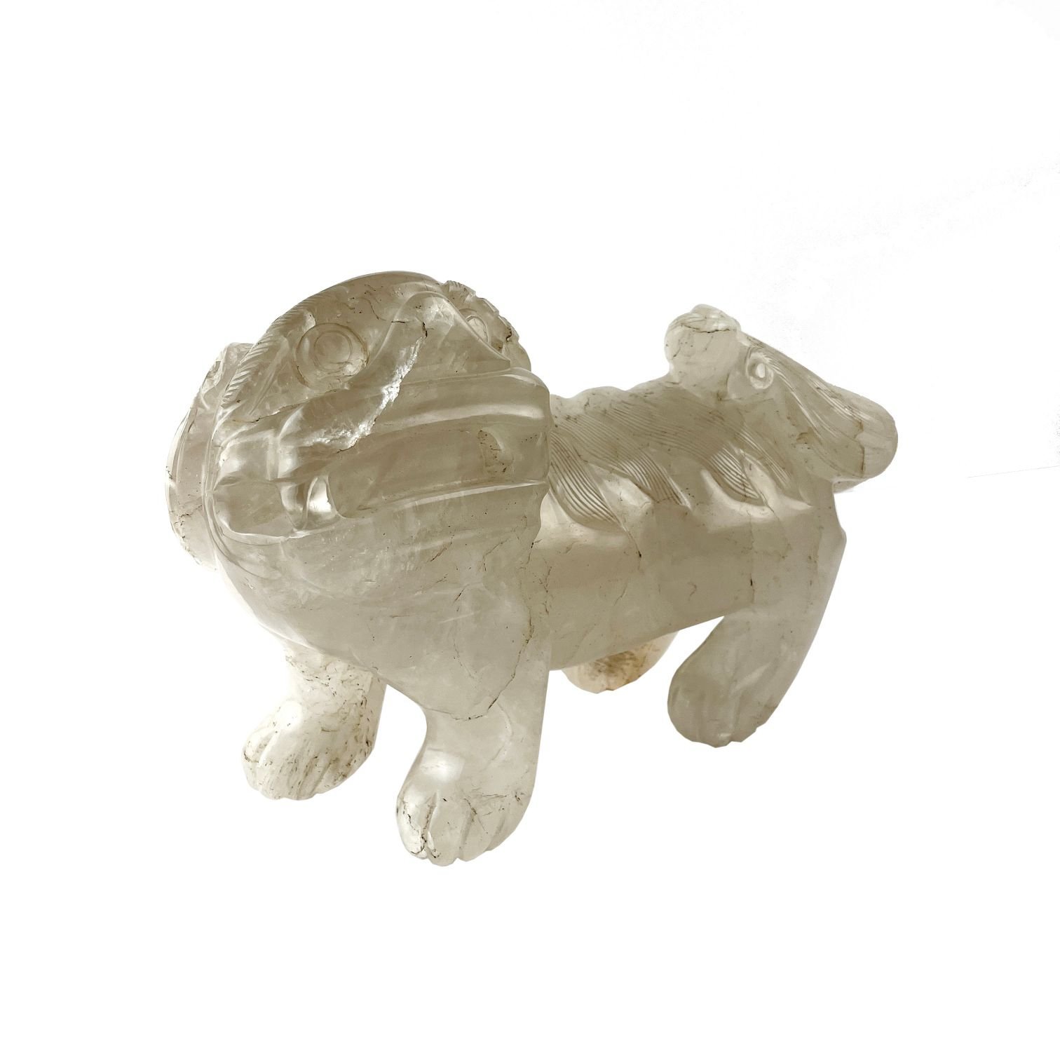 Escultura china en cristal de roca