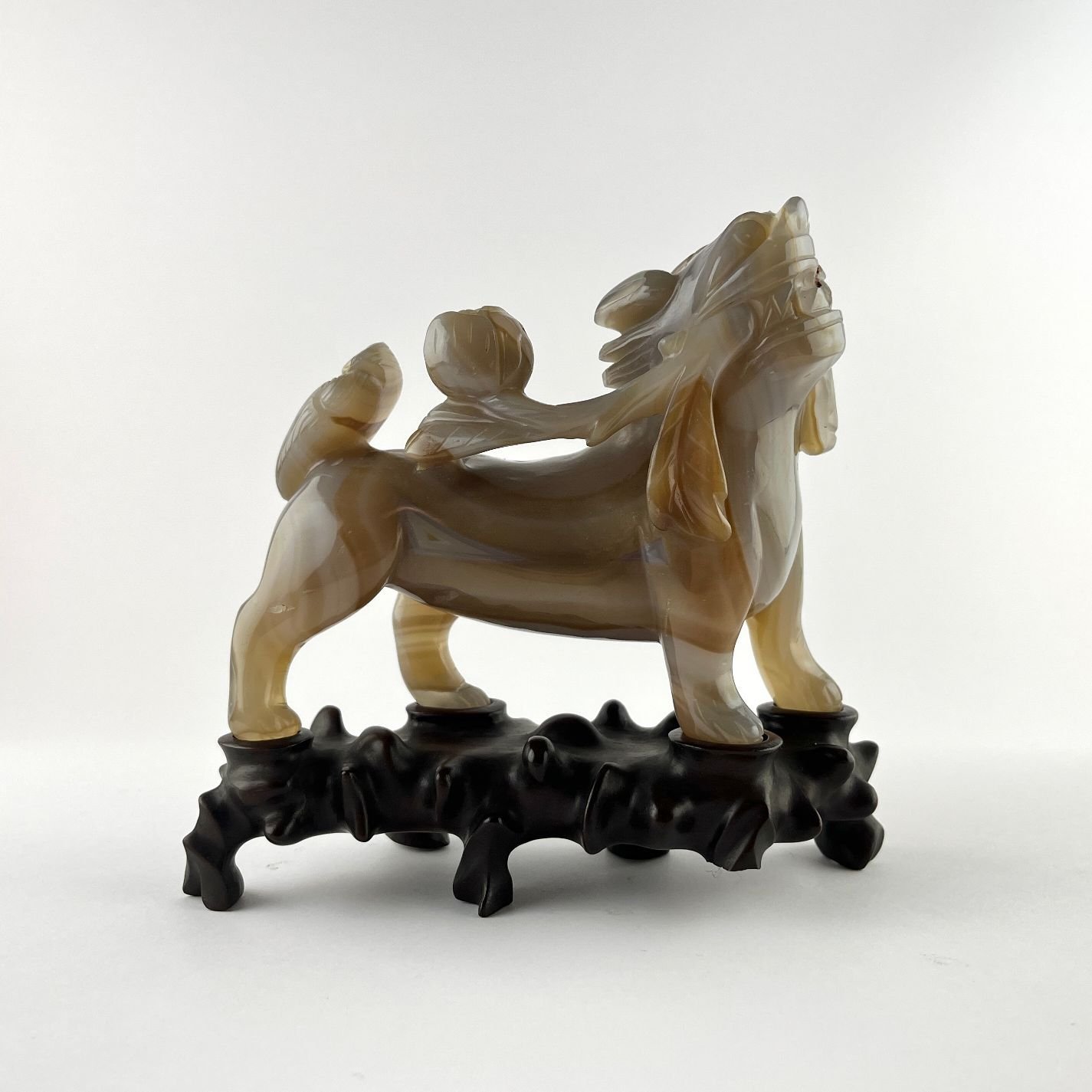 Escultura china en ágata