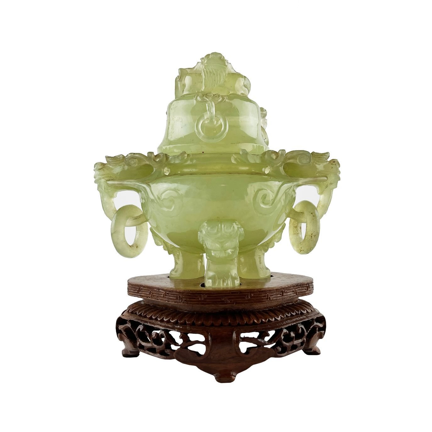 Potiche chino en jade