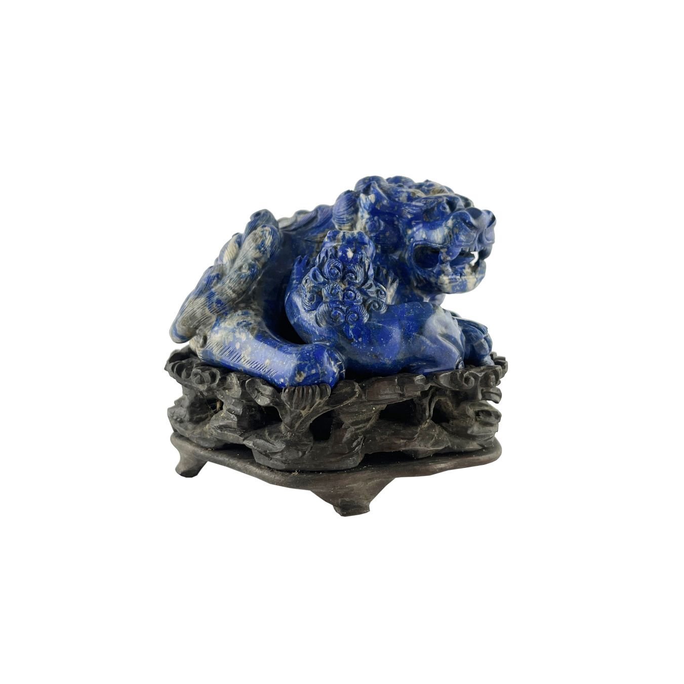 Escultura china en lapislázuli