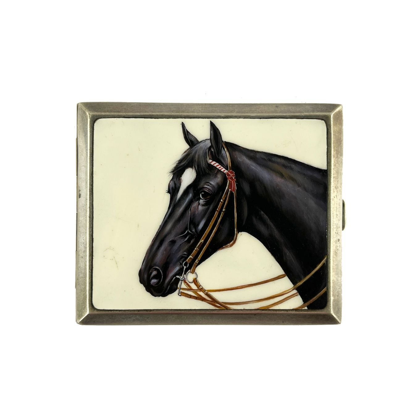 Cigarrera en aplaca y esmalte