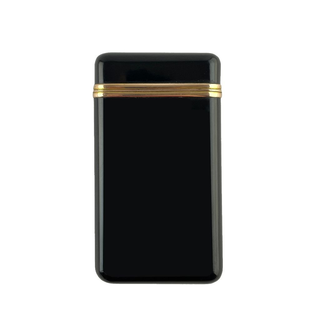 Cigarrera europea en ágata y oro