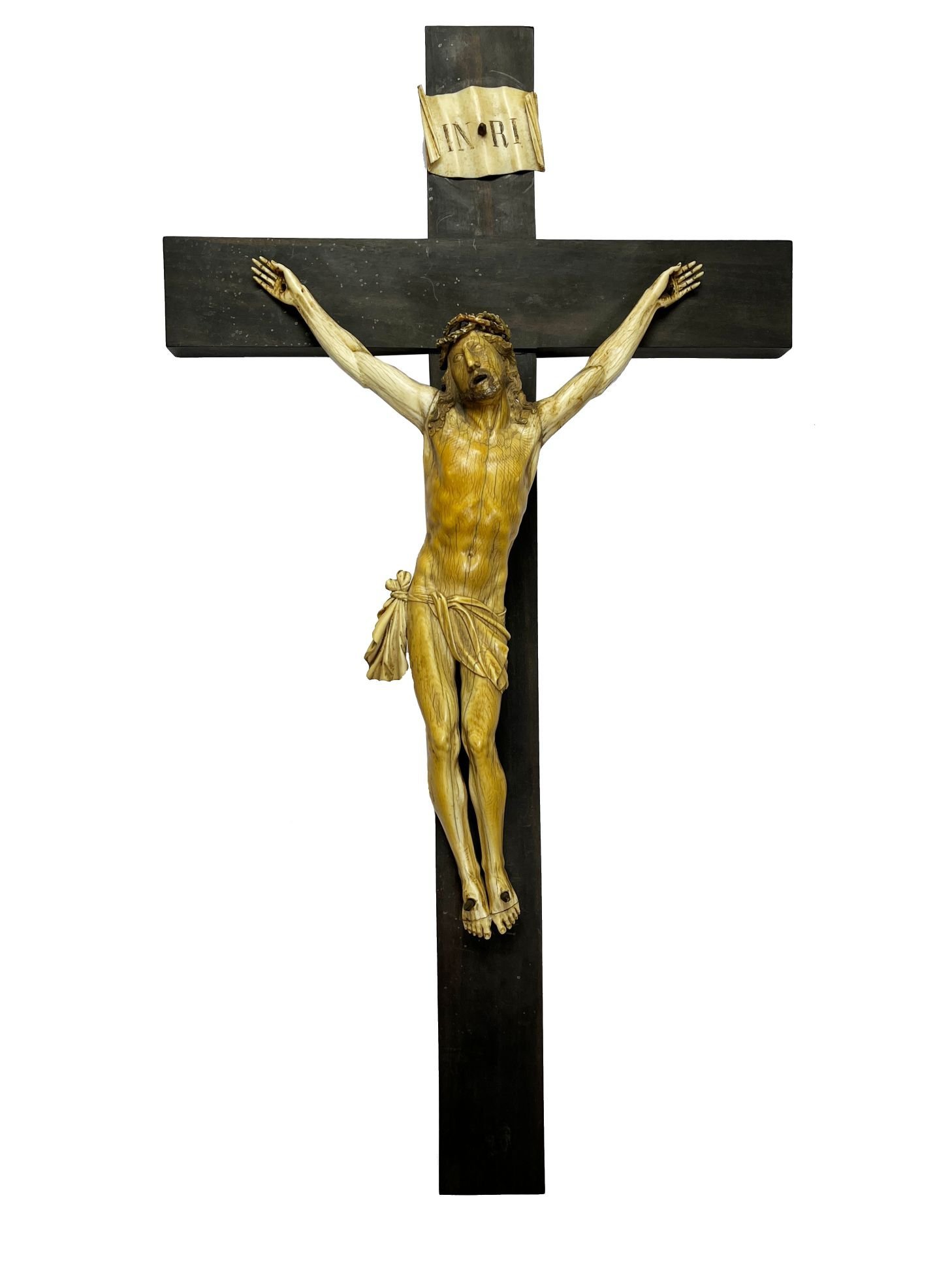 Crucifijo indoportugués s. XVIII