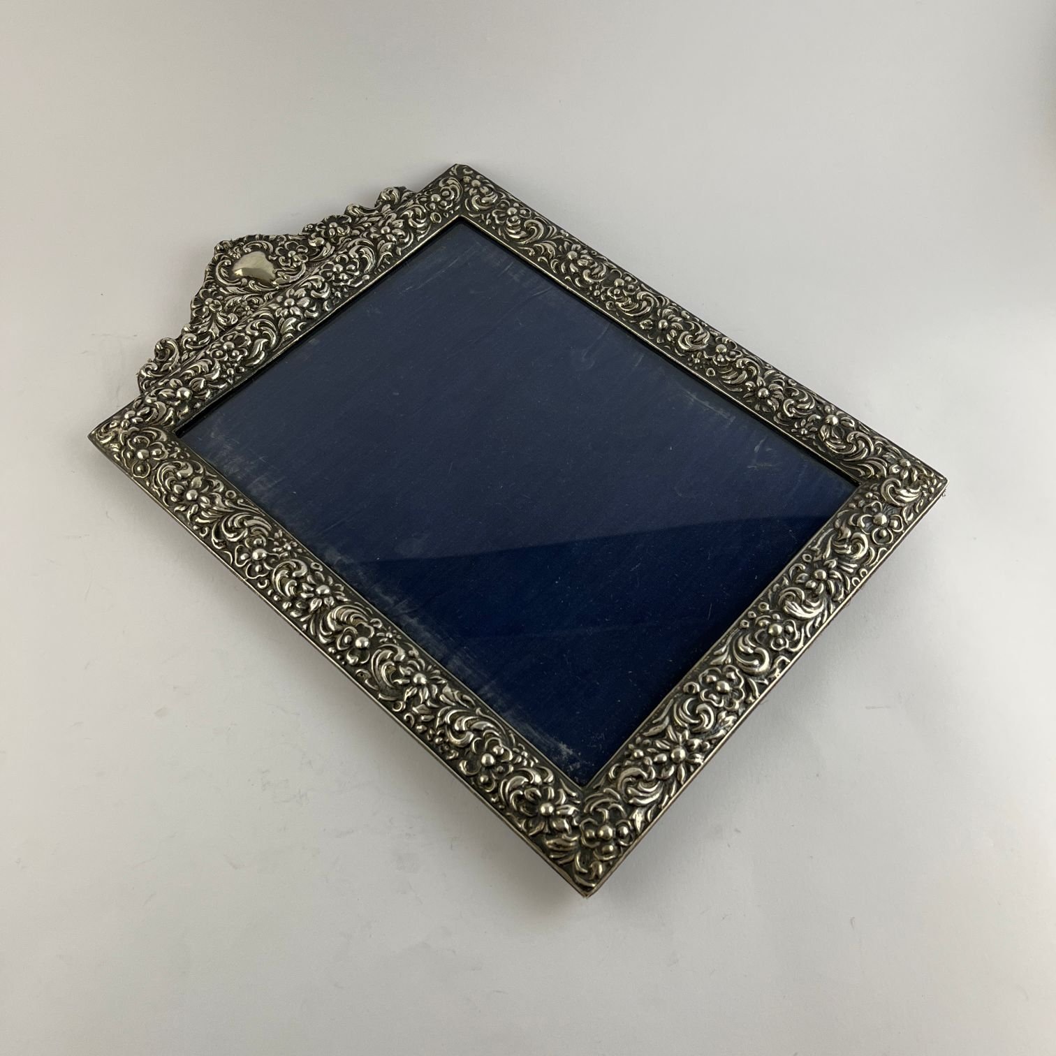 Portarretratos rectangular en plata