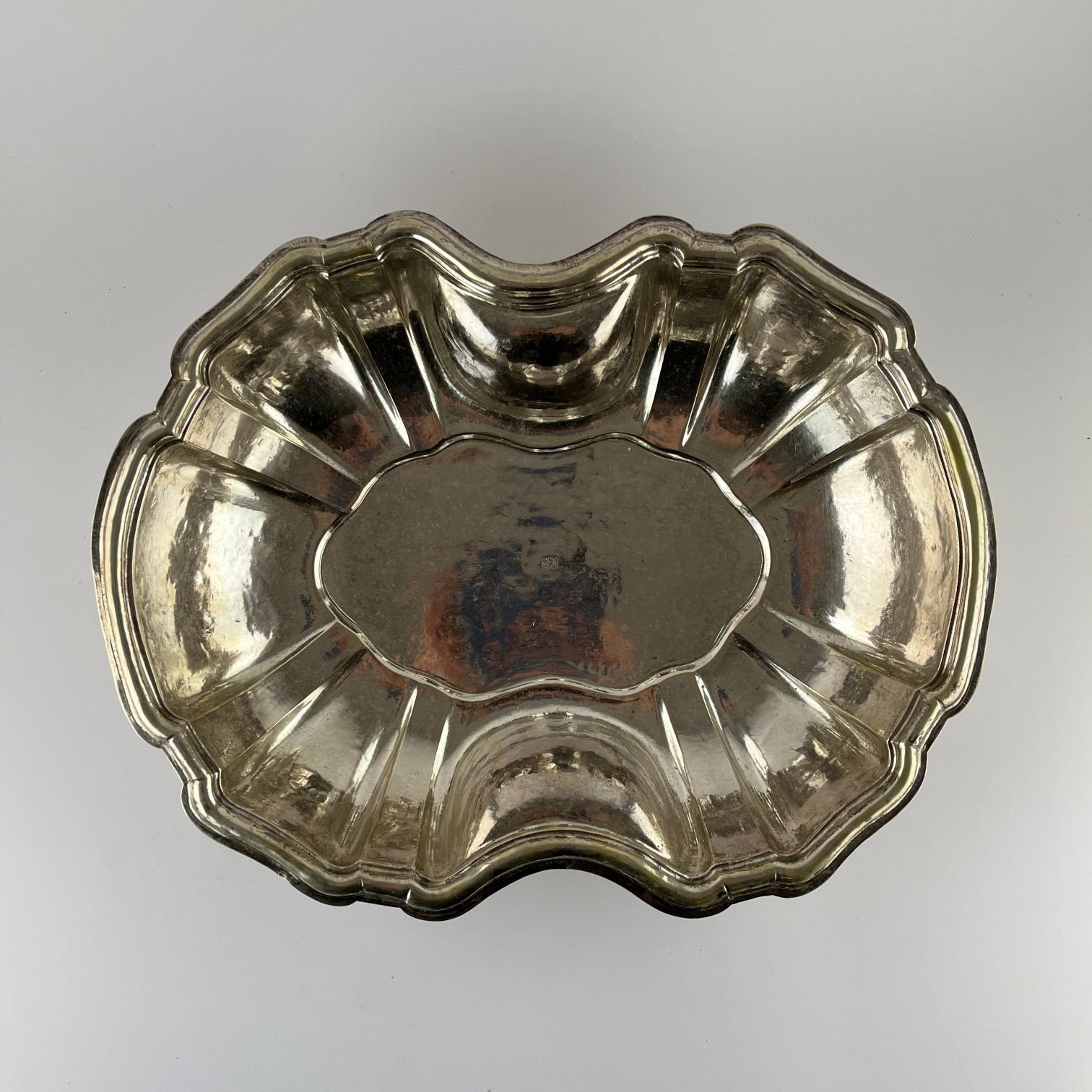 Centro de mesa italiano en en plata