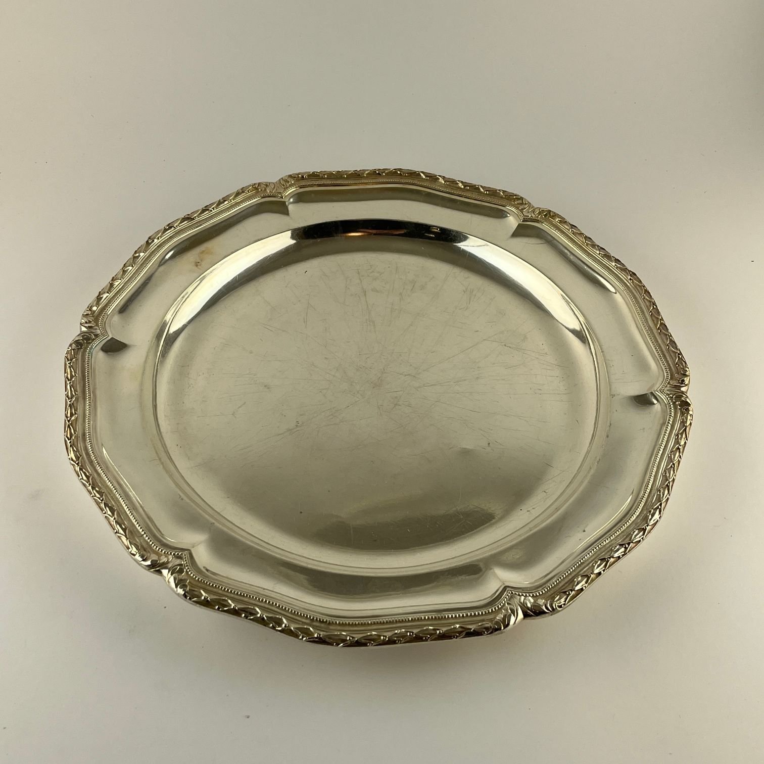 Tres bandejas francesas en plata