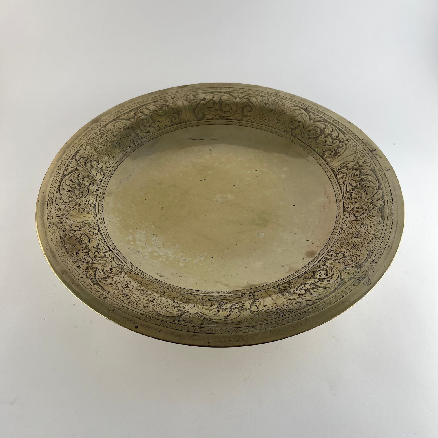 Centro de mesa italiano en en plata