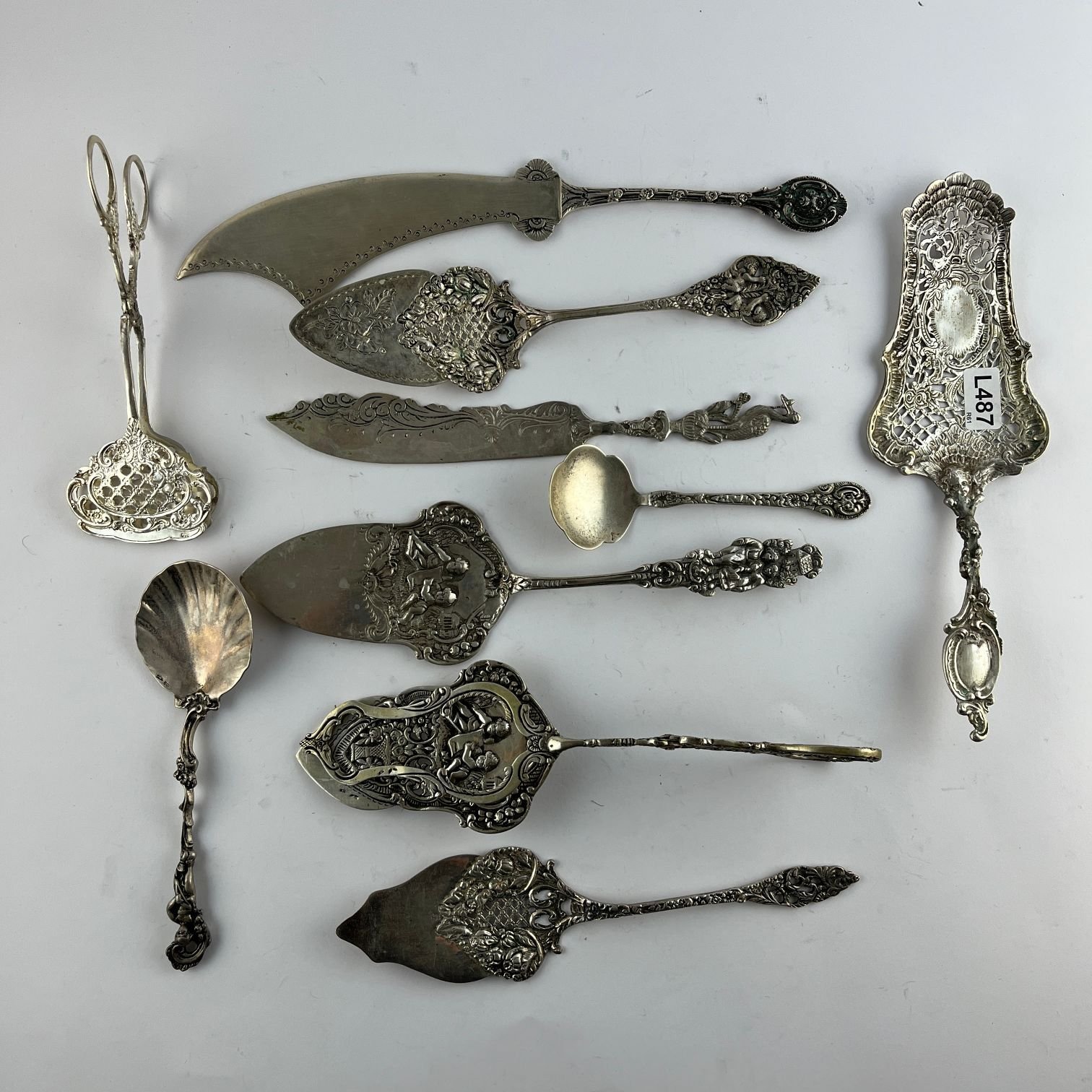 Lote de piezas en plata