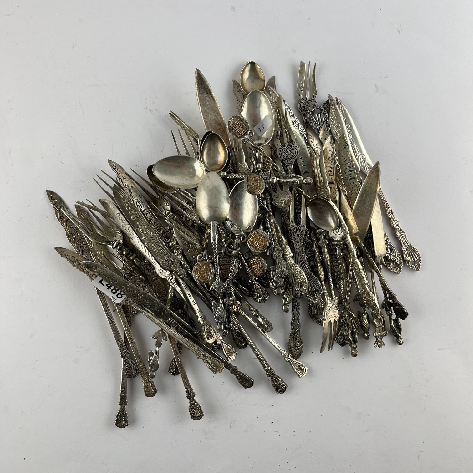 Lote de piezas en plata