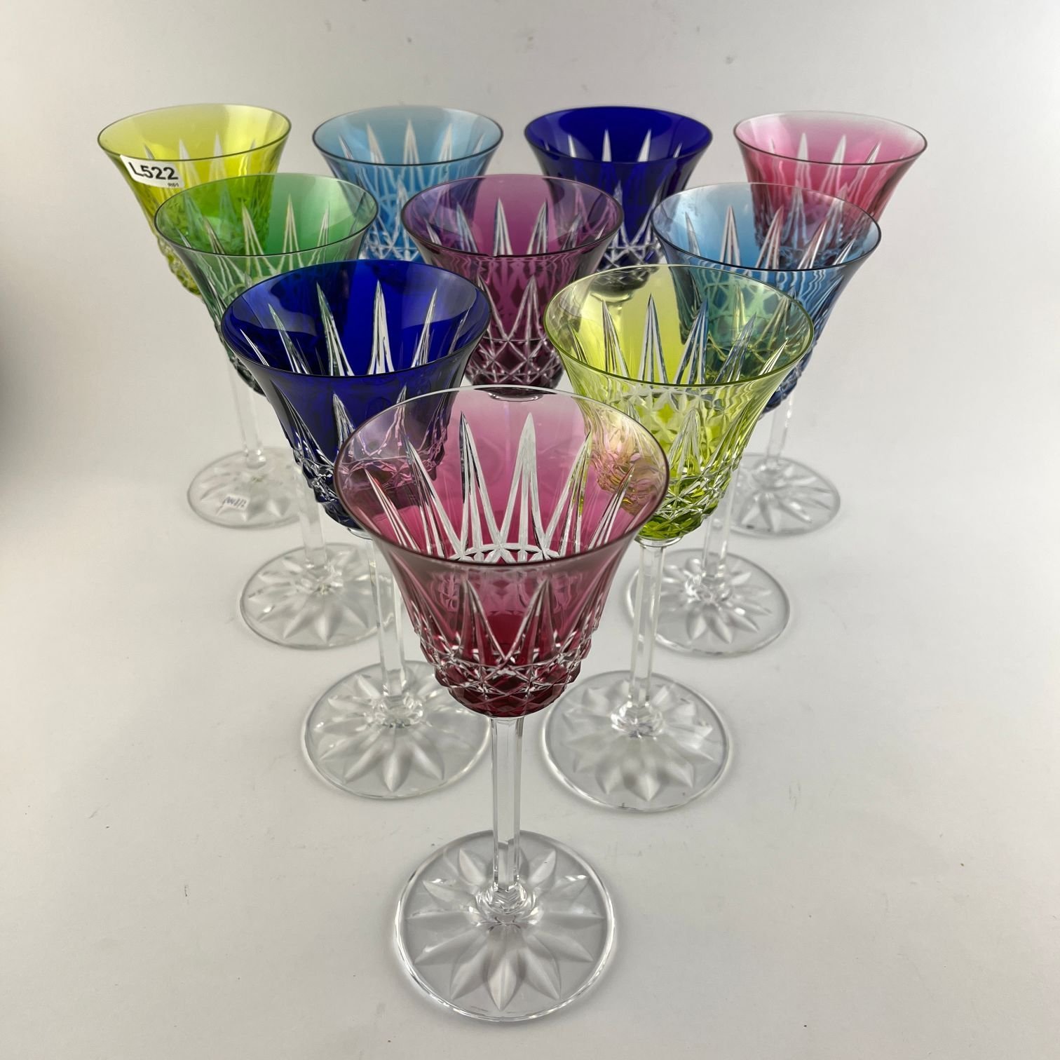 Juego de diez copas St. Louis