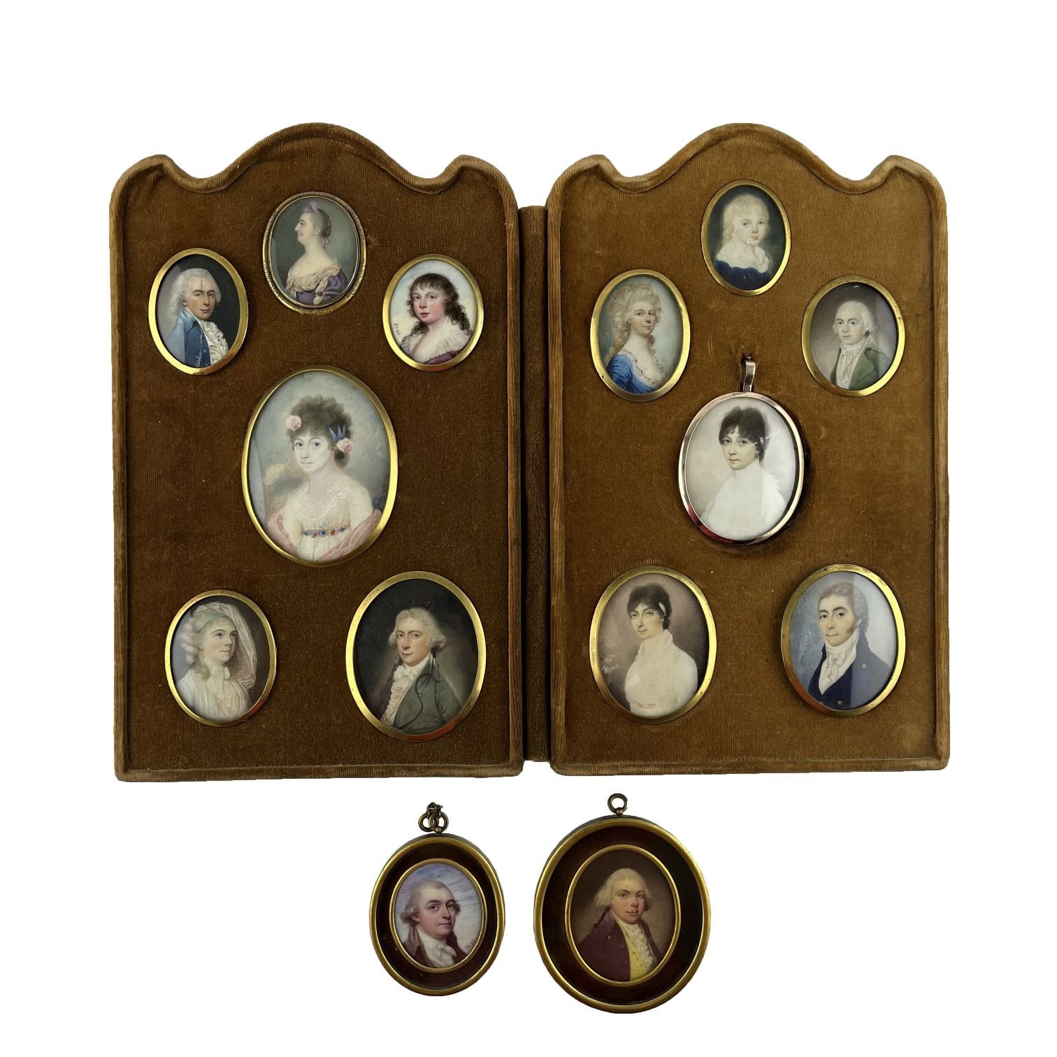 Conjunto de quince miniaturas