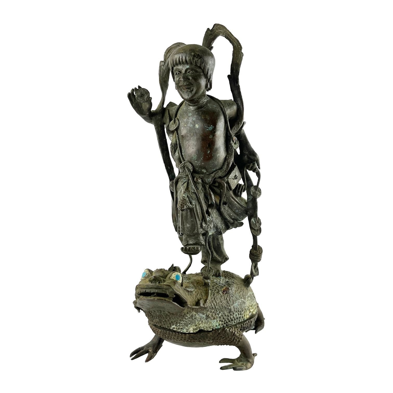 Sahumador chino en bronce