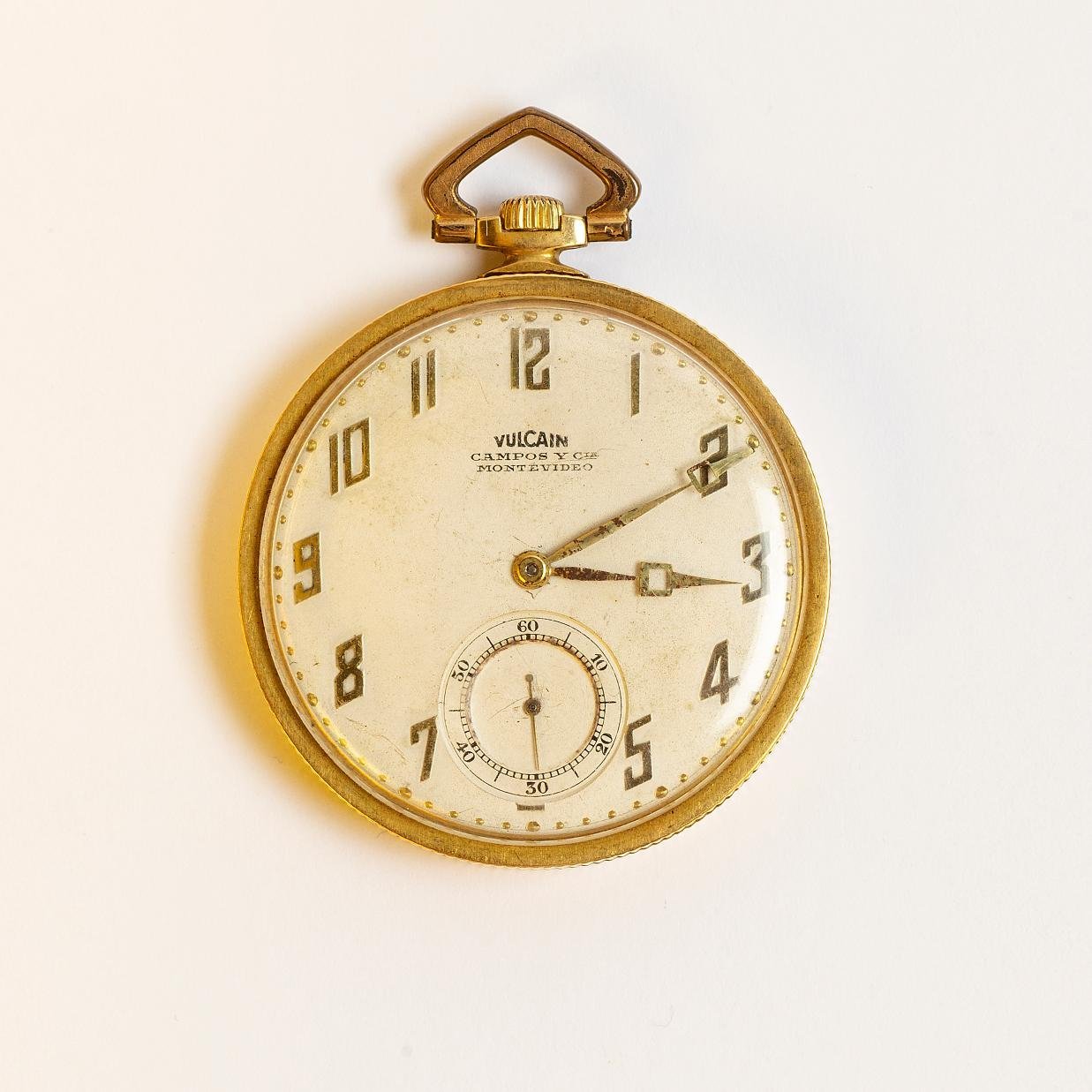 Reloj art decó de bolsillo oro 18 K - Imagen 2