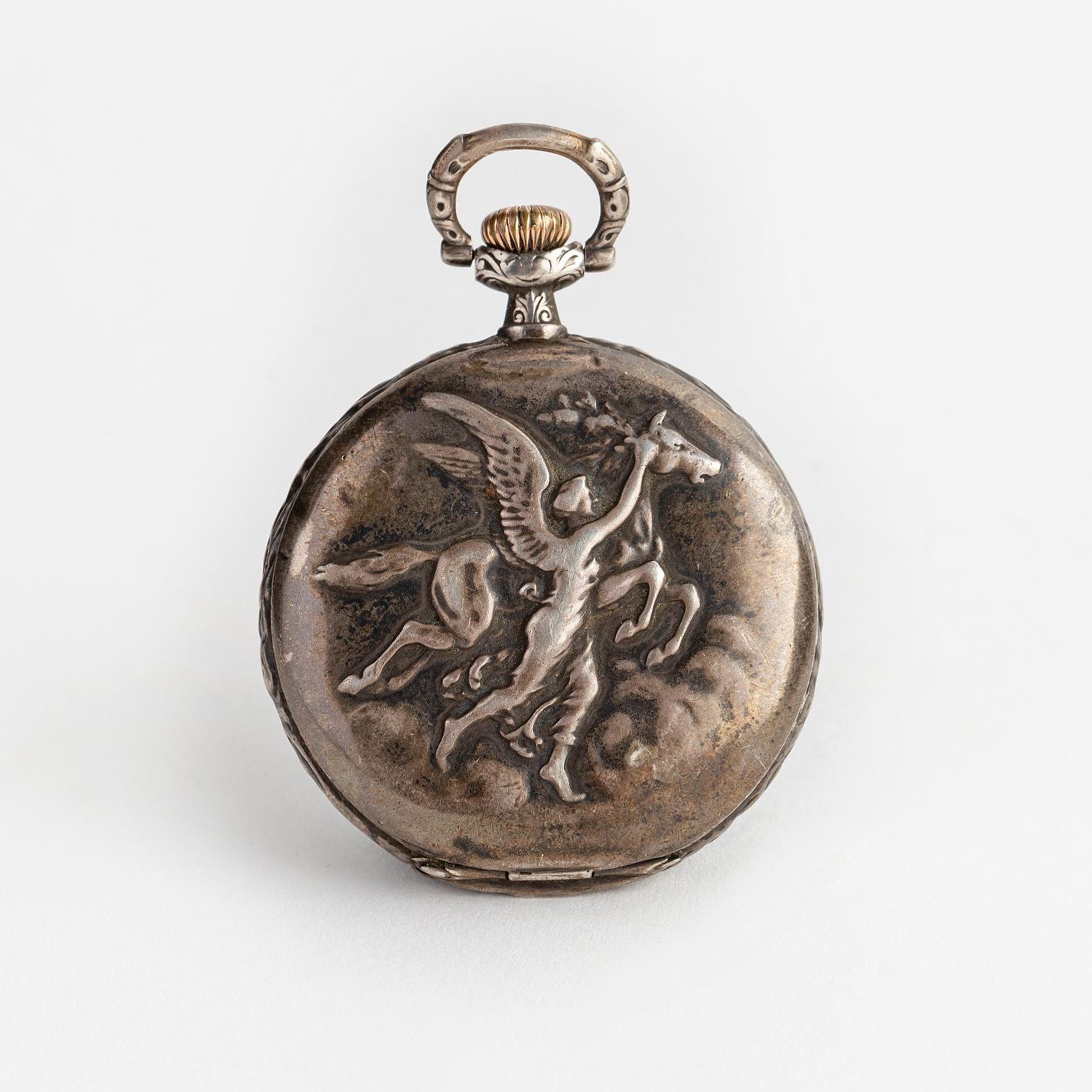 Reloj de bolsillo Longines plata