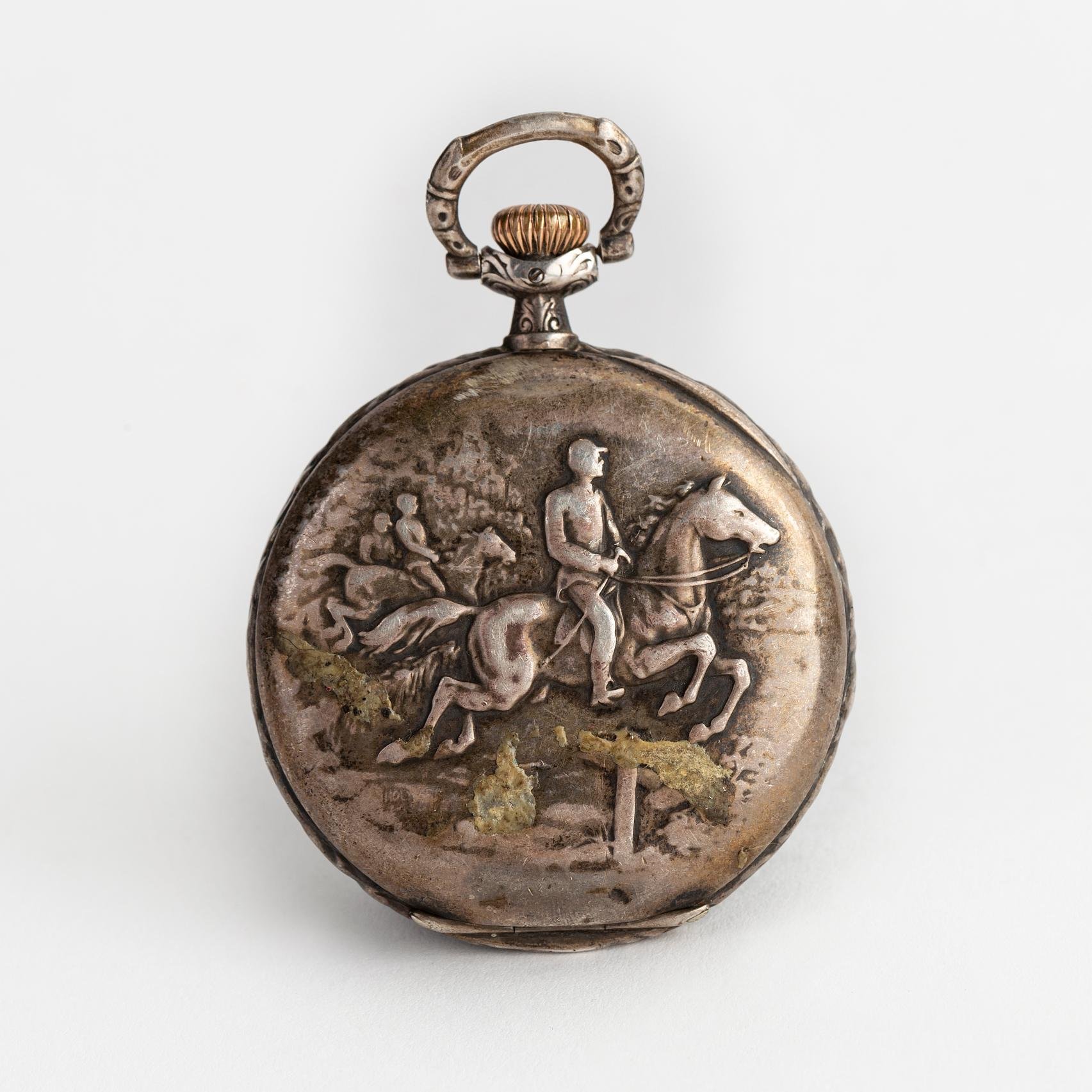 Reloj de bolsillo Longines plata - Imagen 2