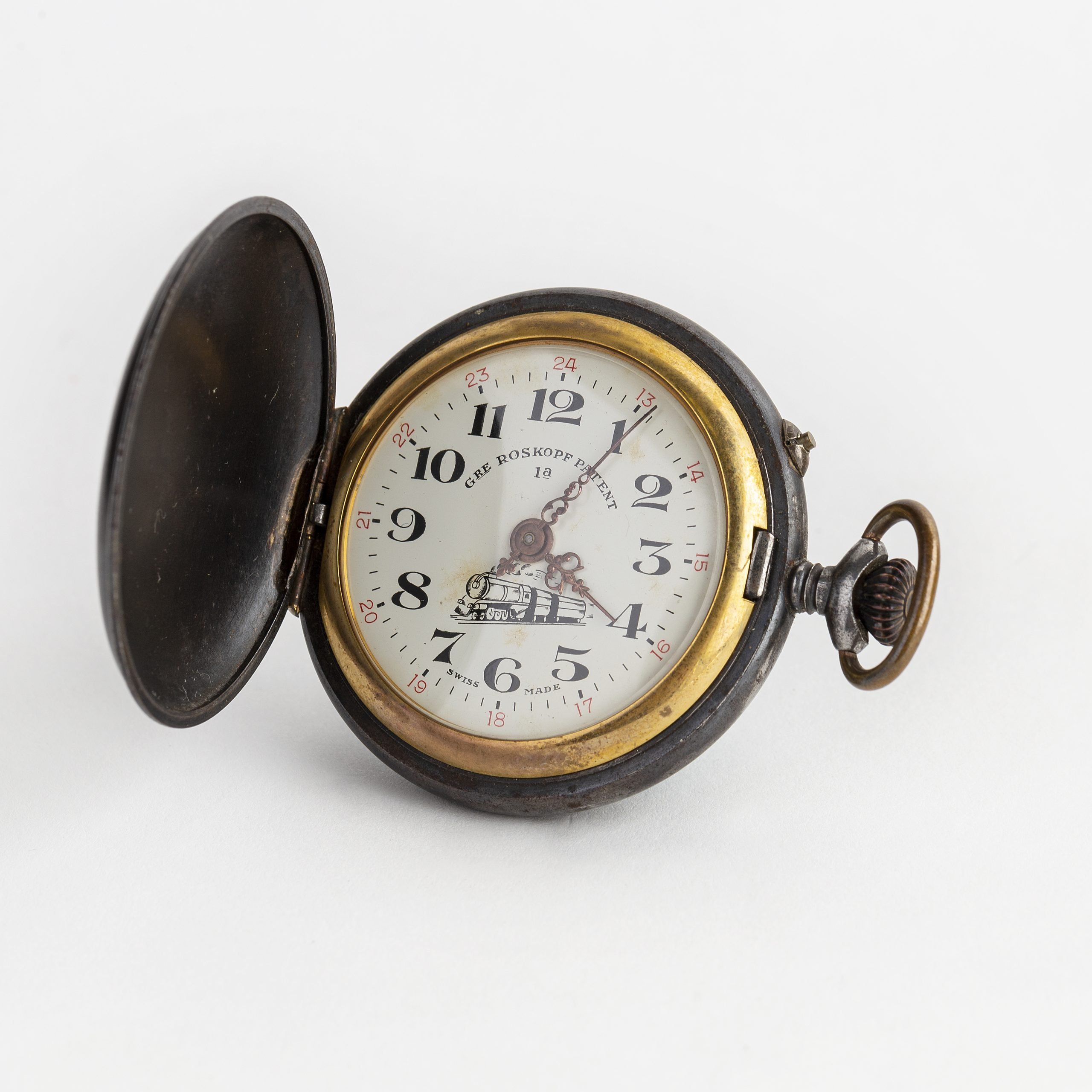Reloj de bolsillo estilo lepine Remontoire