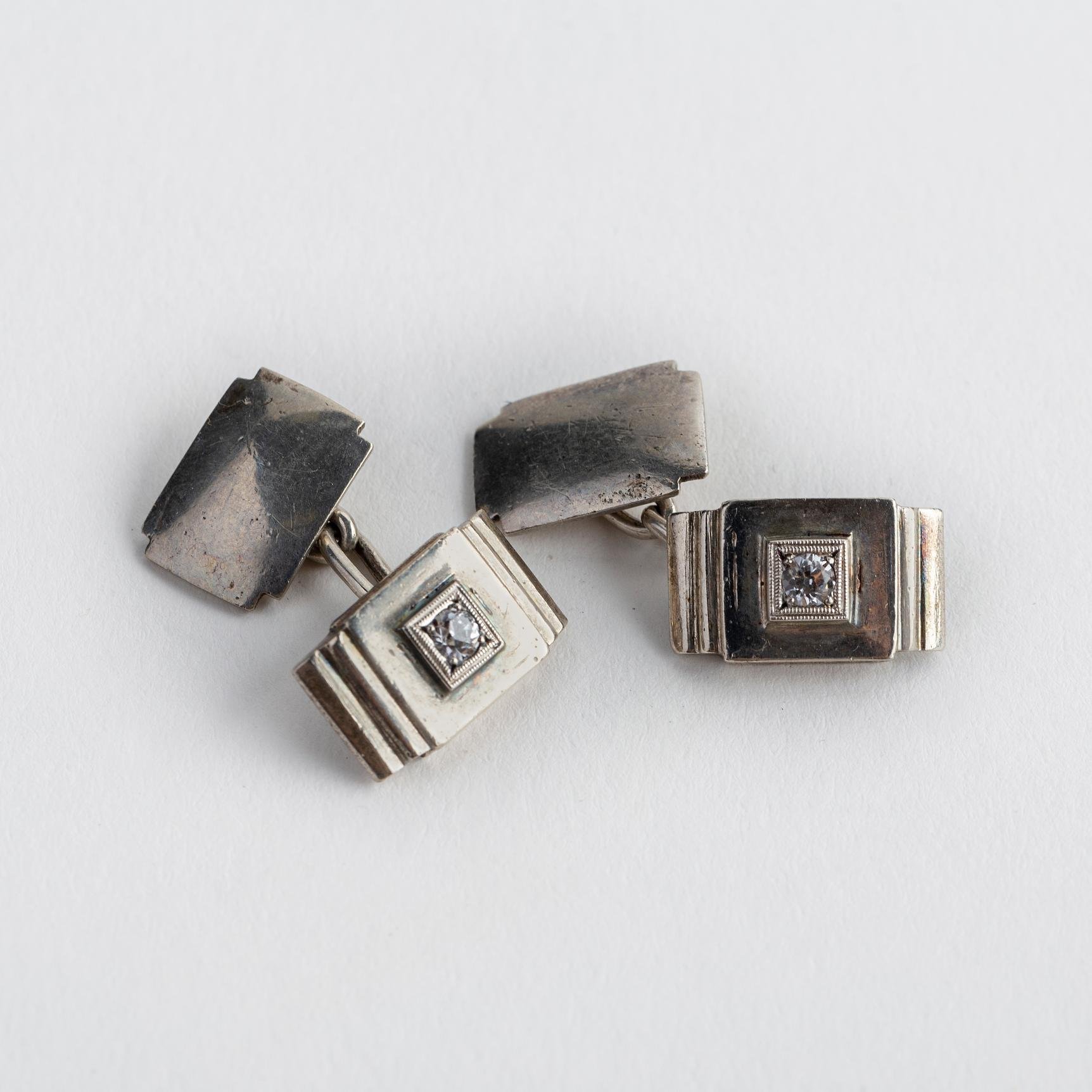 Gemelos oro y brillantes