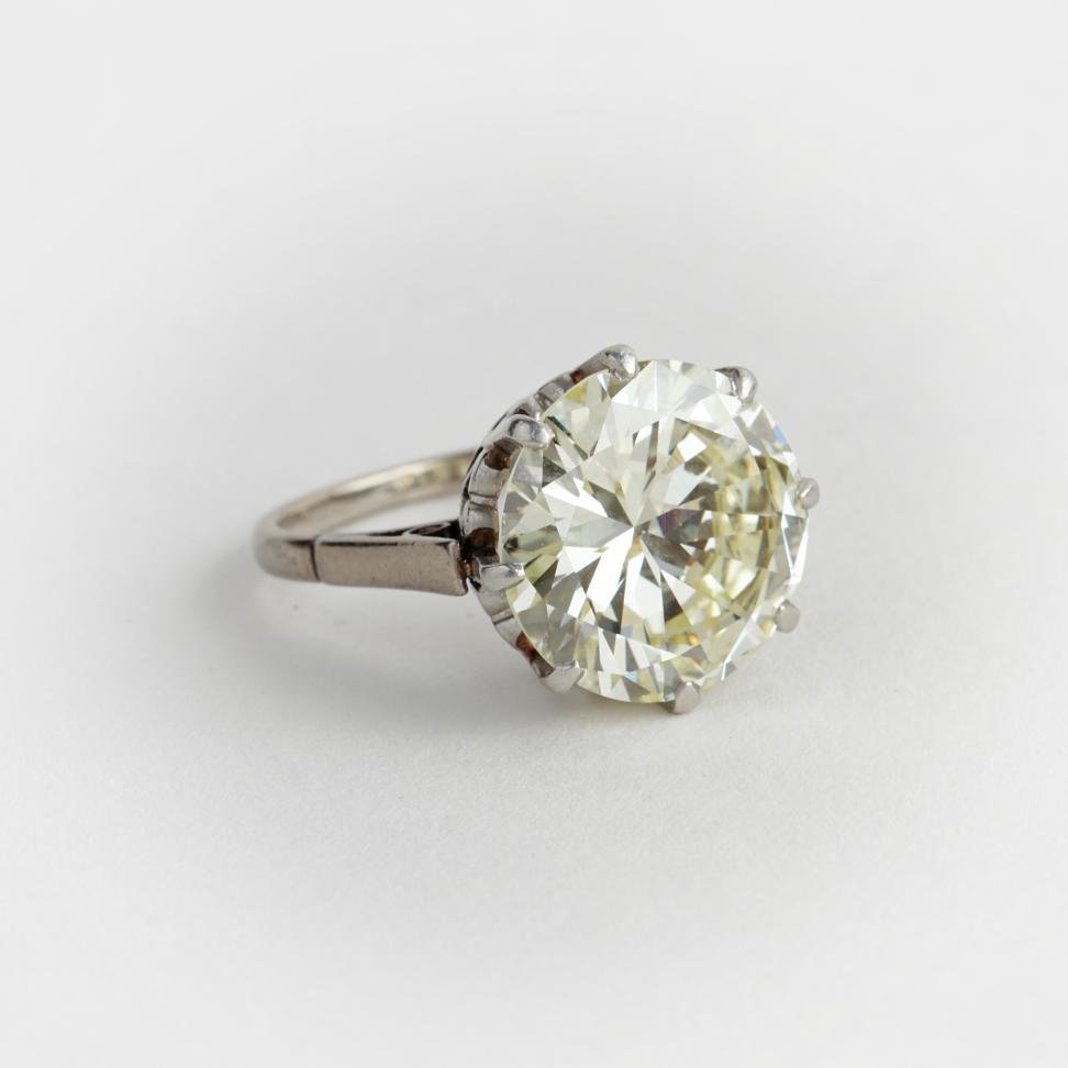 Anillo oro 18 K y brillante