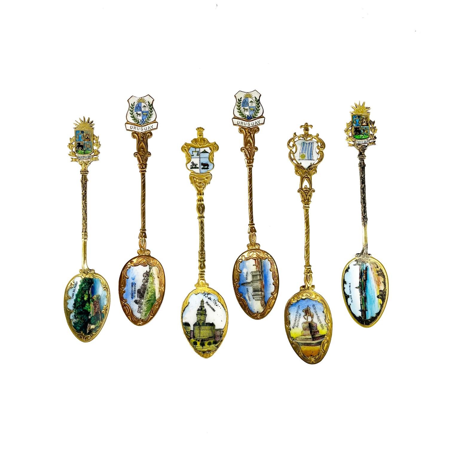 Cucharas para té en plata