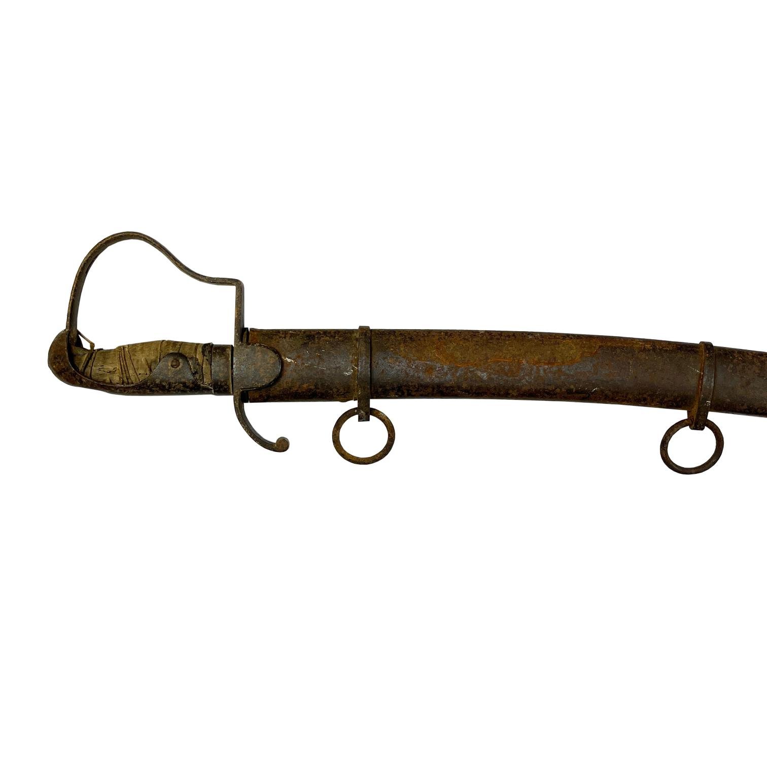 Sable curvo de caballería s. XIX