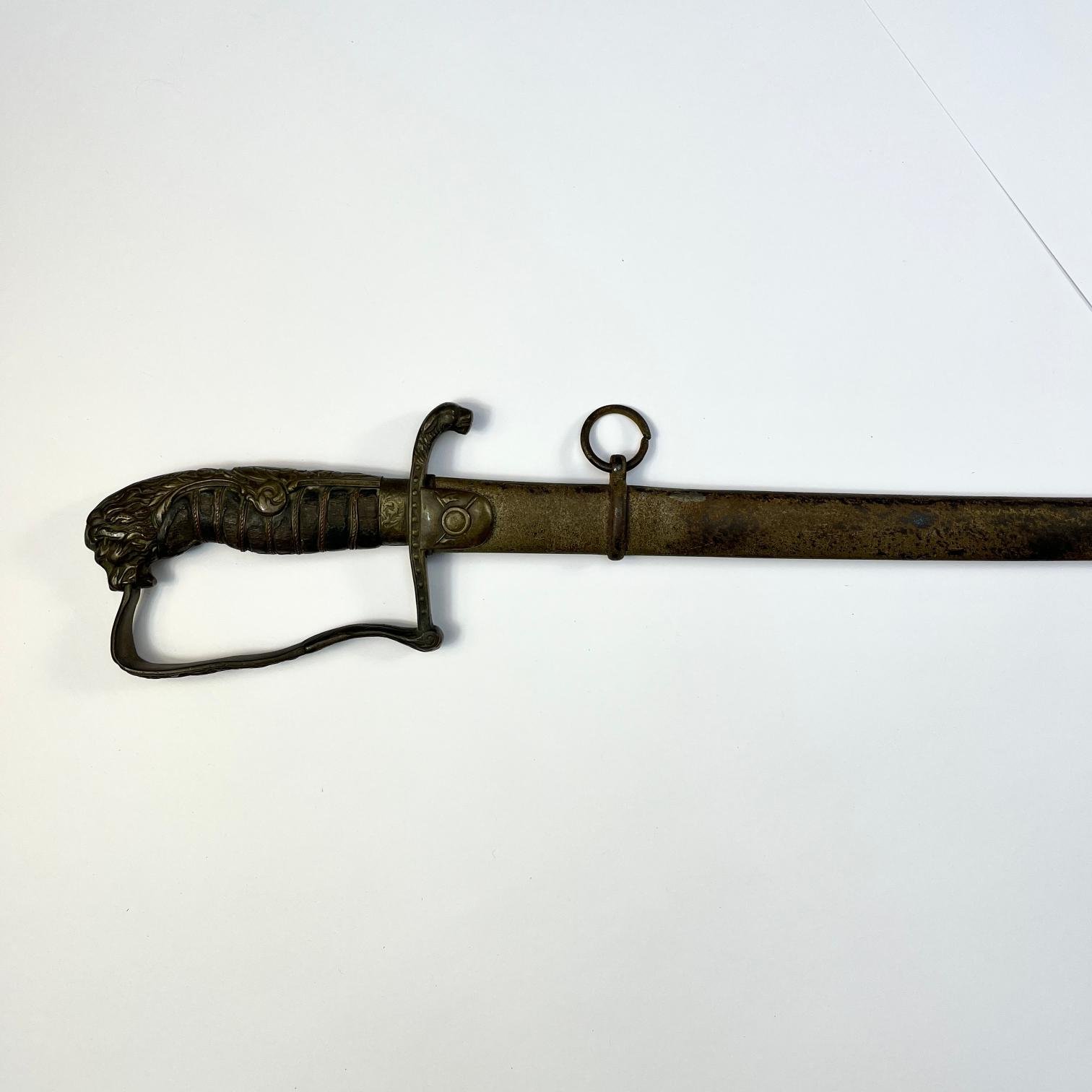 Sable de oficial de infantería uruguaya 1916