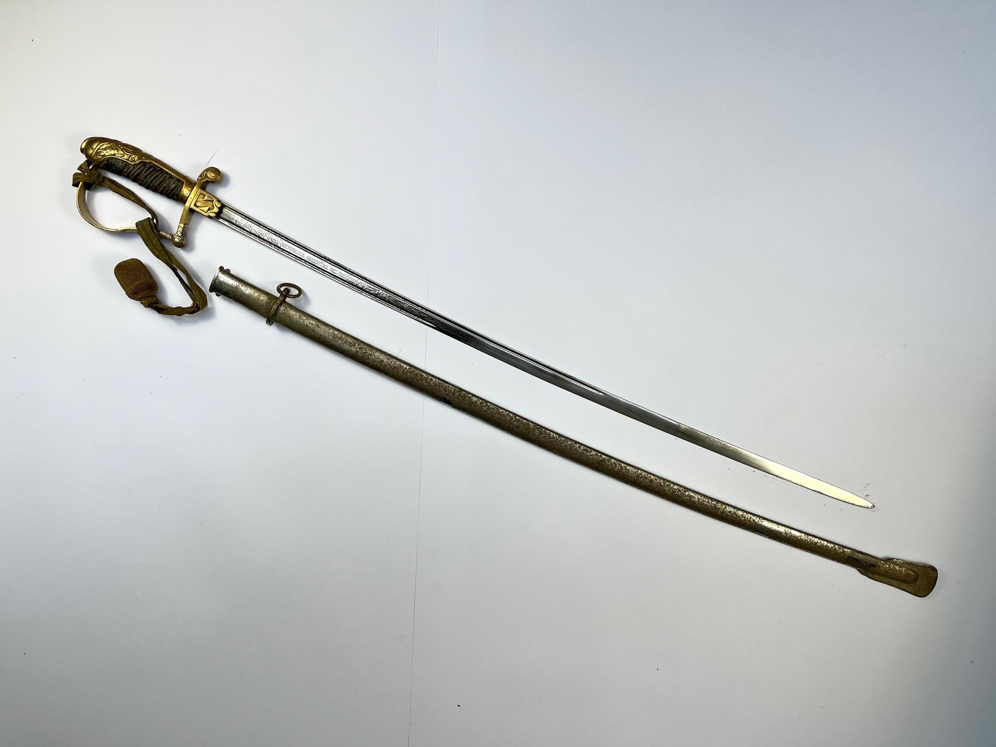 Sable de oficial del Ejército Nacional de Uruguay 1920 - Imagen 3