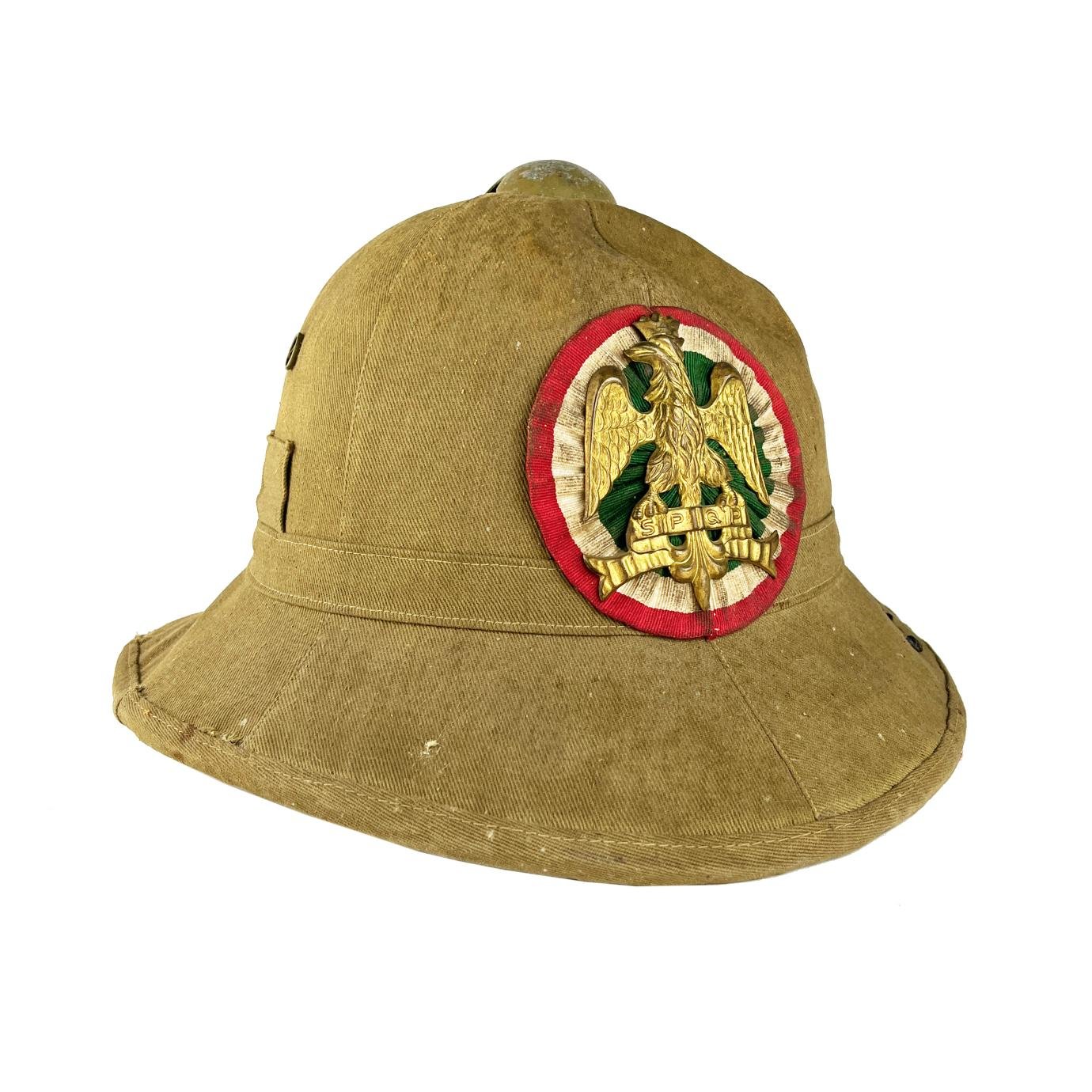 Salacot italiano WWII