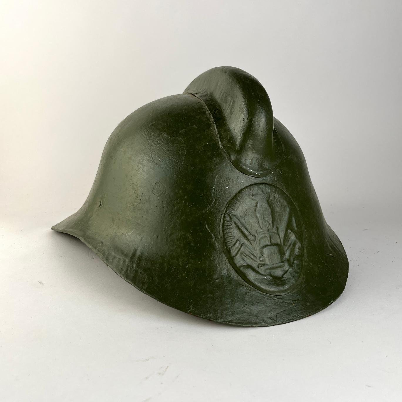 Casco soviético de bombero