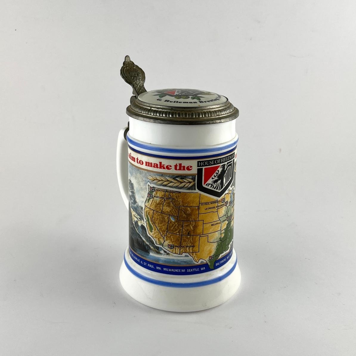 Tankard alemán en opalina