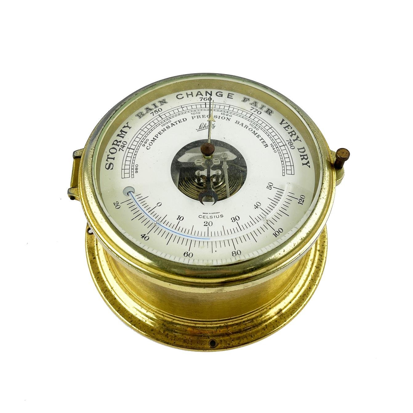 Barómetro termómetro alemán