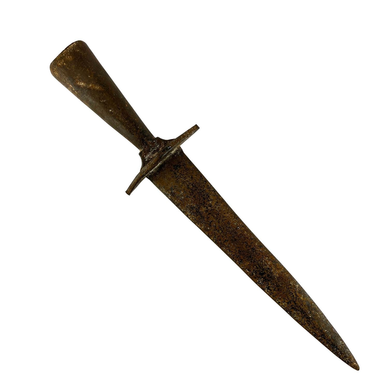 Punta de lanza en hierro forjado